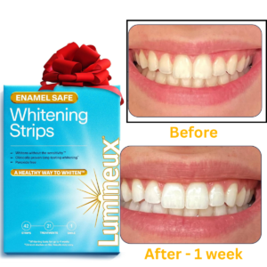 Lumineux Teeth Whitening Strips - 21 Treatments - Peroxide Free - Enamel Safe for Whiter Teeth - Whitening Without The Sensitivity - Dentist Formulated