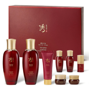 Sooryehan Hyobidam Ginseng Skincare Gift Set – Premium Korean Anti-Aging & Hydration Care (13.53 fl oz)