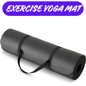 Amazon Basics Extra Thick Exercise Yoga Mat with Carrying Strap