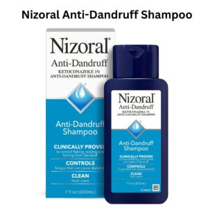 Nizoral Anti-Dandruff Shampoo 7 Fl Oz – 1% Ketoconazole Treatment for Flakes, Itching & Scalp Care (Fresh Scent)