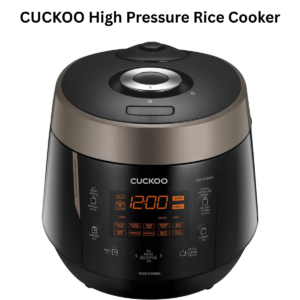 CUCKOO High Pressure Rice Cooker 6-Cup / 12-Cup – Smart Rice Maker with Fuzzy Logic, 12 Cooking Modes & Voice Guide (CRP-P0609S)