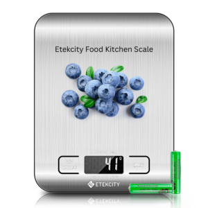 Etekcity Digital Food Kitchen Scale – Stainless Steel Gram & Ounce Scale for Baking, Cooking, Weight Loss & Meal Prep
