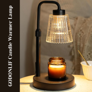 GODONLIF Candle Warmer Lamp with Timer – Adjustable Wax Melt Lamp for Jar Candles & Cozy Home Decor Gifts