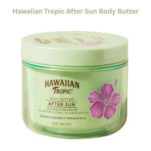 Hawaiian Tropic After Sun Body Butter with Coconut Oil | 8 oz Moisturizer