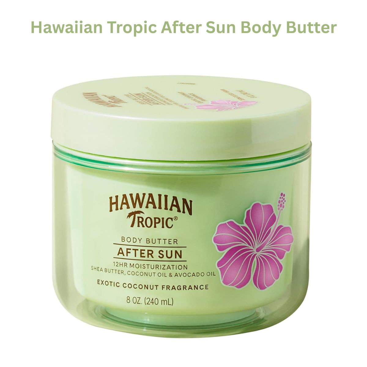 Hawaiian Tropic After Sun Body Butter with Coconut Oil | 8 oz Moisturizer