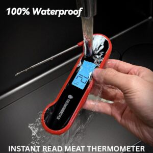 Instant Read Digital Meat Thermometer | Fast & Accurate BBQ Food Thermometer