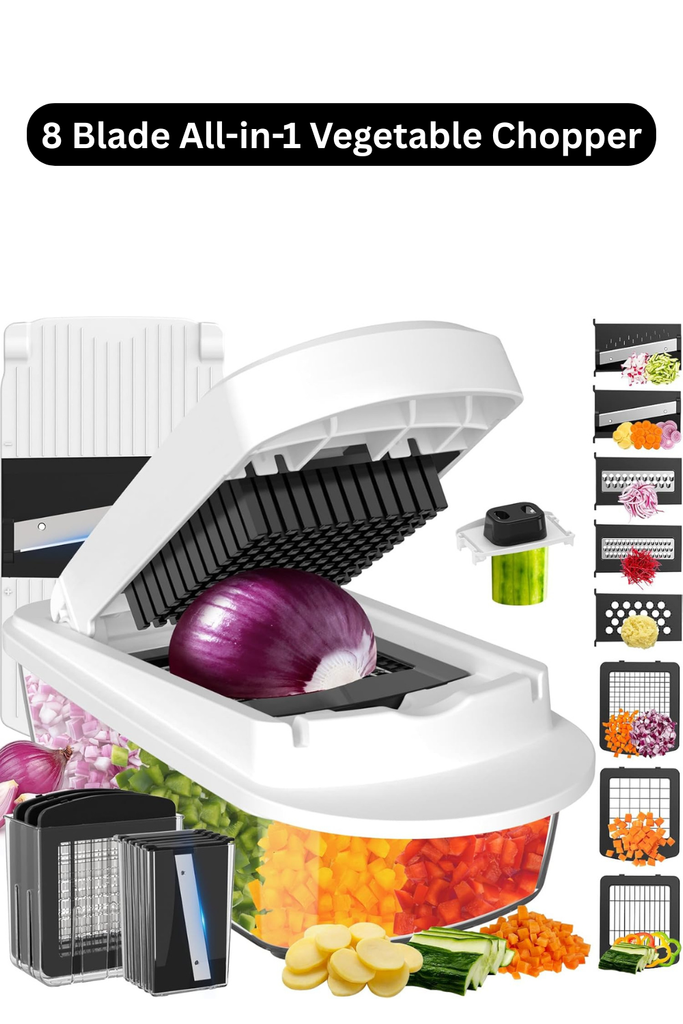 8 Blade All-in-1 Vegetable Chopper